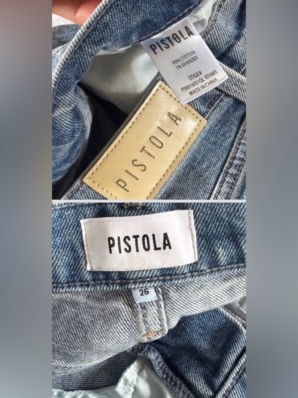 PISTOLA LANA CROP HIGH RISE ULTRA WIDE LEG in RHYTHM VINTAGE 
Size 26 - Picture 7 of 10